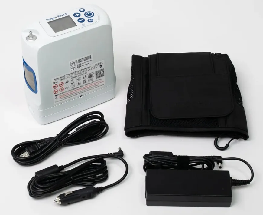 INOGEN ROVE 6 TEK BATARYA (8 CELL) / ÇİFT BATARYA (16 CELL) TAŞINABİLİR OKSİJEN KONSANTRATÖRÜ